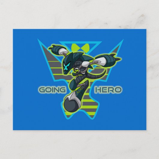 Invitation Carte Postale Going Hero - Omni-Kix XLR8 (Devant)