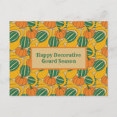Invitation Carte Postale Gourdes Décoratives (Devant)