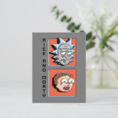 Invitation Carte Postale Graphique du panneau de sélection et de découpe (Debout devant)