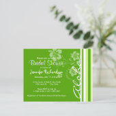 Invitation Carte Postale Gris Vertes; Gratté; Aloha (Debout devant)