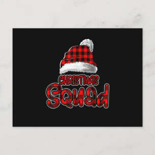 Invitation Carte Postale Groupe Famille de l'Escadron de Noël Correspondant