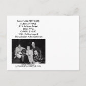 Invitation Carte Postale HALL SULLIVAN 10/07/08 2.0- Customisé (Dos)