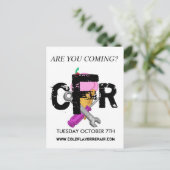 Invitation Carte Postale HALL SULLIVAN 10/07/08 2.0- Customisé (Debout devant)