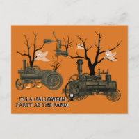 HALLOWEEN PARTY @ FARM STEAM ENGINE WINDMILL GHOST