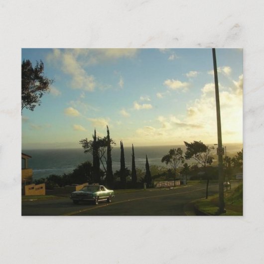 Invitation Carte Postale Hawaii RSVP (Devant)