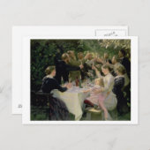 Invitation Carte Postale Hip Hip Hurrah ! Fête d'Artists (Devant / Derrière)