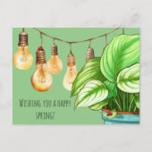 Invitation Carte Postale Hosta Plantes et Ladybugs (Devant)