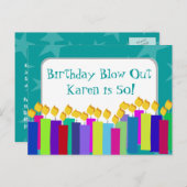 Invitation Carte Postale Îles Caïmans (Devant / Derrière)