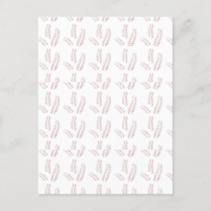 Invitation Carte Postale Illustration botanique vintage – Art floral élégan