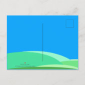 Invitation Carte Postale Illustration de dessin animé drôle de cochon 6b An (Dos)