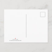 Invitation Carte Postale Illustration de dessin animé drôle pour le jour de (Dos)