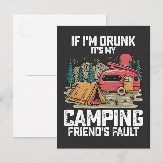 Invitation Carte Postale I'm (Devant / Derrière)