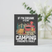 Invitation Carte Postale I'm (Debout devant)