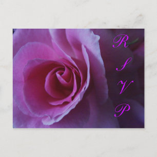 Invitation Carte Postale Insertions RSVP personnalisées