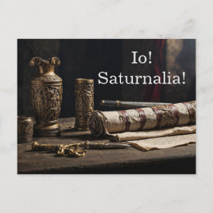 Invitation Carte Postale Io! Saturnales!