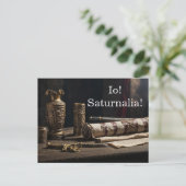 Invitation Carte Postale Io! Saturnales! (Debout devant)