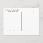 Invitation Carte Postale Io Saturnalia Citation de Petronius (Dos)