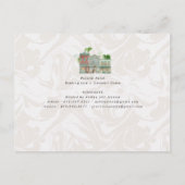 Invitation Carte Postale Itinéraire du week-end de bachelorette | Charlesto (Dos)