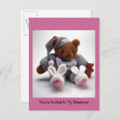 Invitation Carte Postale j0314047, Vous êtes invité à Mon passeport (Devant / Derrière)