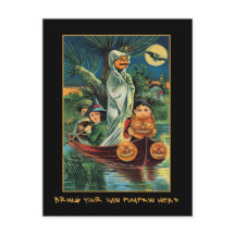 Jack O Lanterns sur l'eau Vintage Halloween sangla