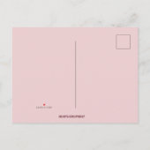 Invitation Carte Postale Jardin fleuri éditable pour une fête (Dos)