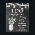 Invitation Carte Postale Je FAIS Fiançailles Eucalyptus Floral Chalkboard P<br><div class="desc">Je FAIS Fiançailles Eucalyptus Floral Greenery Chalkboard Party Invitation carte postale. Célébrez votre événement spécial avec cette belle carte d'invitation. Tous les textes sont pré-arrangés pour que vous personnalisiez facilement et rapidement avec vos propres détails.</div>