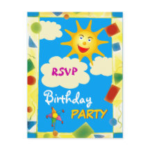 Joli RSVP - FÊTE D'ANNIVERSAIRE