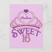 Joli Sweet sixteen rose Anniversaire Fête Invitati