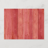 Invitation Carte Postale Jolie Fleurs rouges Serez-vous ma servante d'honne (Dos)