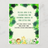 Invitation Carte Postale Jolie petite forêt (Devant)