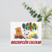 Invitation Carte Postale Jouet d'enfant (Debout devant)