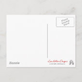 Invitation Carte Postale Judaica Purim Esther Célébration Art Imprimer (Dos)