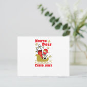 Invitation Carte Postale jus de North Pole Cheer (Debout devant)