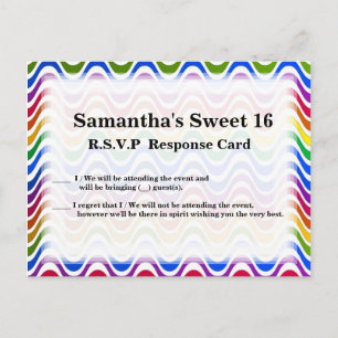 Invitation Carte Postale Juste une vague - Primaire