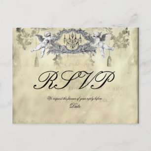 Invitation Carte Postale La balle d'Halloween RSVP