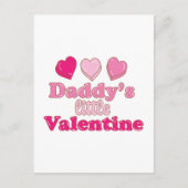 Invitation Carte Postale La conception de la petite Saint-Valentin de papa (Devant)