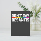 Invitation Carte Postale La fierté LGBT ne dit pas Desantis Gay Lesbian (Debout devant)