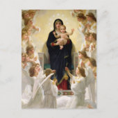 Invitation Carte Postale La Vierge aux anges - William-Adolphe Bouguereau (Devant)