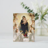 Invitation Carte Postale La Vierge aux anges - William-Adolphe Bouguereau (Debout devant)