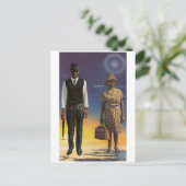 Invitation Carte Postale L'amour dans le ciel - (Debout devant)