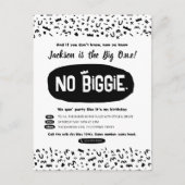 Invitation Carte Postale Le Grand Anniversaire, Hip hop notoire des années (Devant)