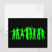 Invitation Carte Postale Le Parti Vert (Devant / Derrière)