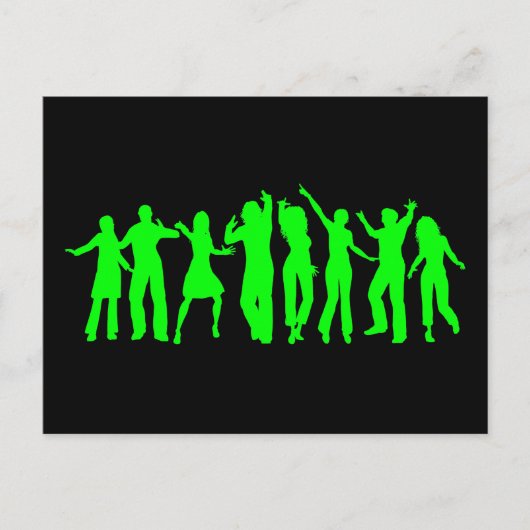 Invitation Carte Postale Le Parti Vert (Devant)