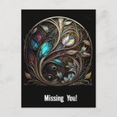 Invitation Carte Postale Le plaisir de l'art métallique (Devant)