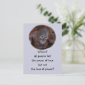 Invitation Carte Postale Le pouvoir de l'amour (Debout devant)