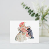 Invitation Carte Postale Le Tea Party de Little Martha Washington (Debout devant)