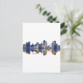 Invitation Carte Postale Leeds Skyline (Debout devant)