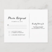 Invitation Carte Postale L'église de pierre du château rustique illumine le (Dos)