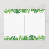 Invitation Carte Postale Les animaux de la jungle endormis | C'est un Baby  (Dos)