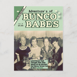 Invitation Carte Postale Les aventures de Bunco Babes Edition #2